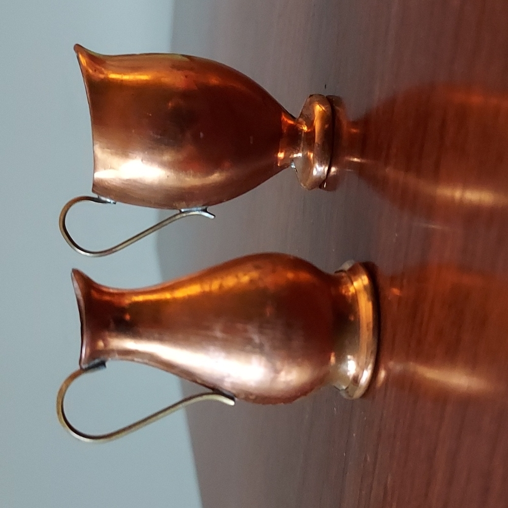 Mini Italian copper dollhouse decor cool copper water jugs with handle ITALY - Picture 1 of 6